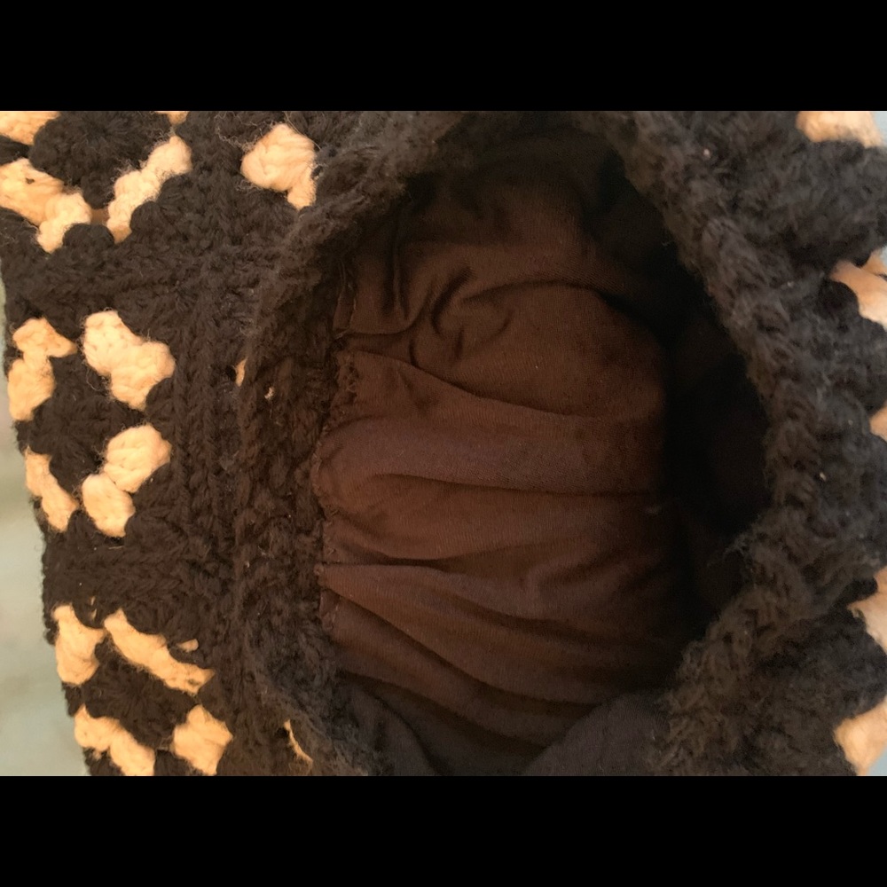 2 Hand Crochet Drawstring Bags - Picture 4 of 9